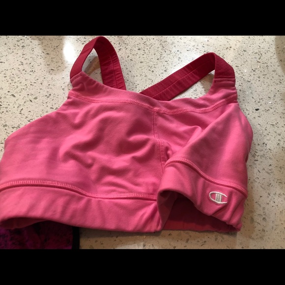 LOT of 3 sports bras 💚🖤💗💜 Champion - Picture 4 of 4